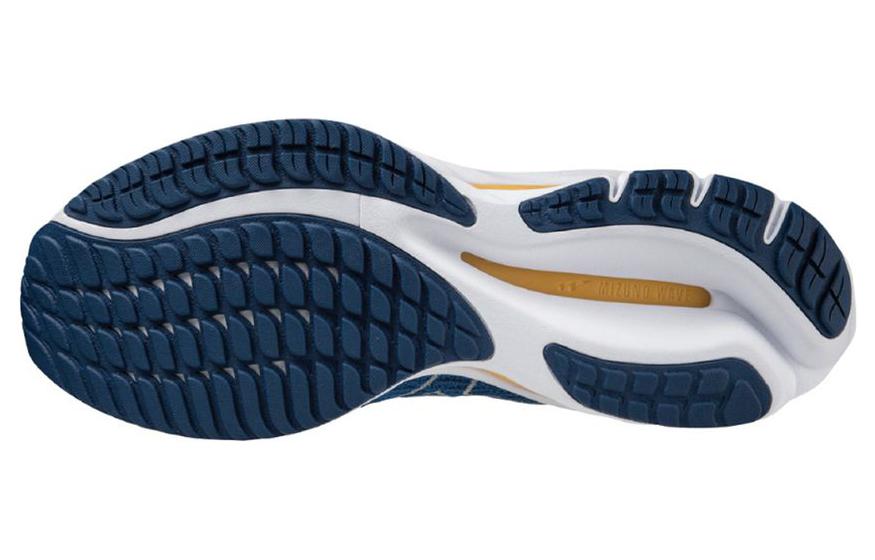 Mizuno Wave Rider 26 4E Wide 'Snorkel Blue Yellow' 圖 3