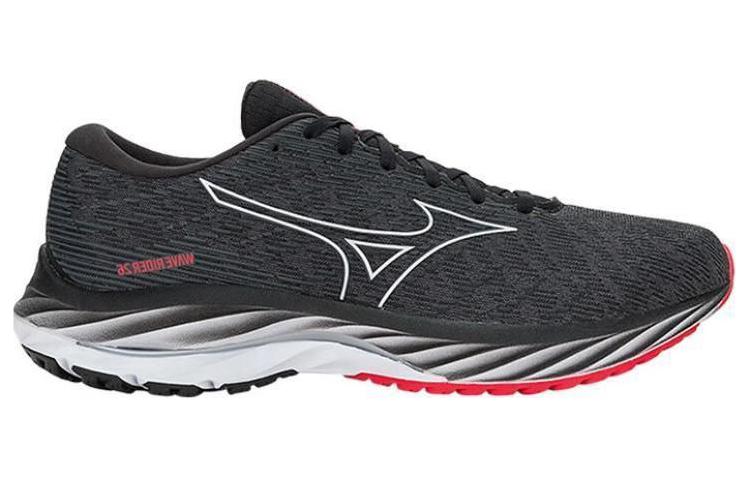Order Mizuno Wave Rider 26 'Anti-Slip Tahan Lasak Hitam Merah' J1GC220352