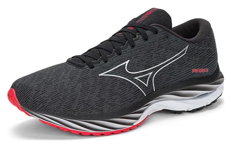 Lookbook Mizuno Wave Rider 26 'Anti-Slip Tahan Lasak Hitam Merah' J1GC220352