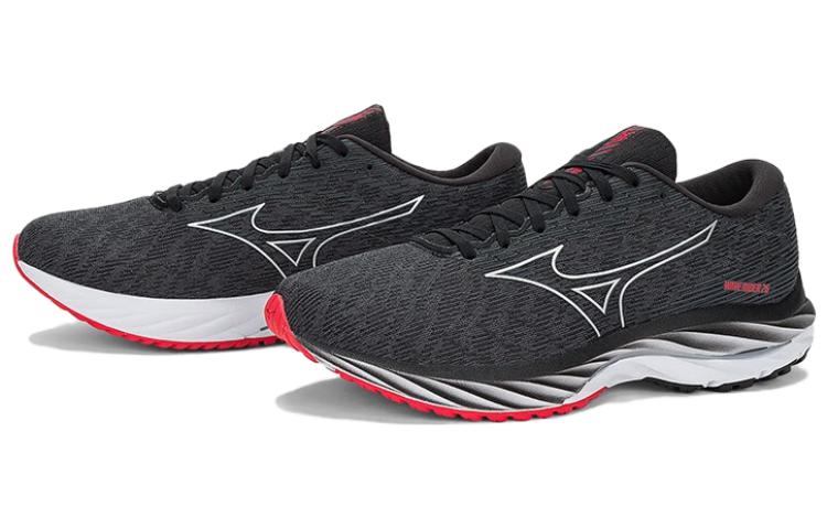 Shop Mizuno Wave Rider 26 'Anti-Slip Tahan Lasak Hitam Merah' J1GC220352