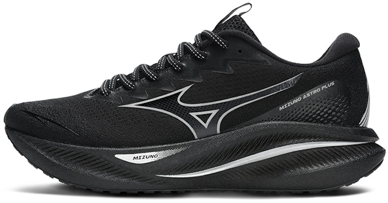 Mizuno Astro Plus 輕便增高 減震回彈 低筒 跑步鞋 男女同款 尊嘟黑配色 Buy Mizuno Astro Plus 輕便增高 減震回彈 低筒 跑步鞋 男女同款 尊嘟黑配色