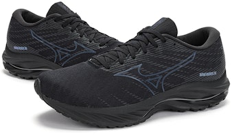 Mizuno Wave Rider 26 減震防滑耐磨 低筒 跑步鞋 黑色 Lookbook Mizuno Wave Rider 26 減震防滑耐磨 低筒 跑步鞋 黑色