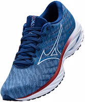 美津濃 Wave Rider 26 緩震 防滑 低幫 跑步鞋 男女同款 藍紅 Order 美津濃 Wave Rider 26 緩震 防滑 低幫 跑步鞋 男女同款 藍紅