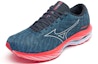 Lookbook Mizuno Wave Rider 26 'Navy Teal Bright Orange' Lelaki/Wanita J1GC220351