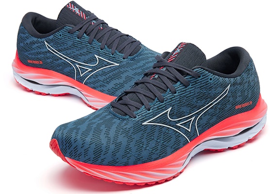 Mizuno Wave Rider 26 'Navy Teal Bright Orange' J1GC220351 Shop Mizuno Wave Rider 26 'Navy Teal Bright Orange' J1GC220351