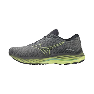 Mizuno Wave Rider 26 'Grey Volt Green'