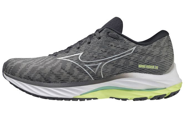 Mizuno Wave Rider 26 'Grey Lime' J1GC220304
