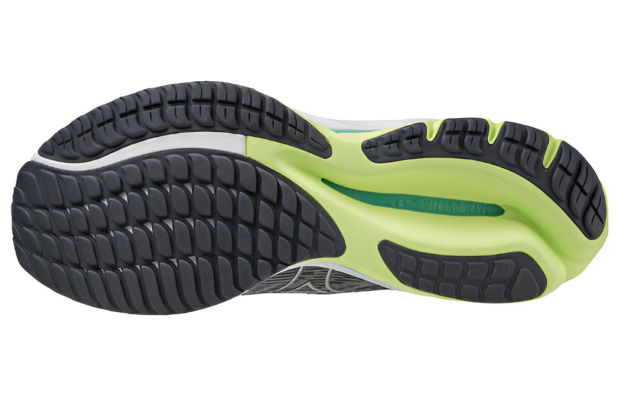 Shop Mizuno Wave Rider 26 ''Gris Lime'' J1GC220304