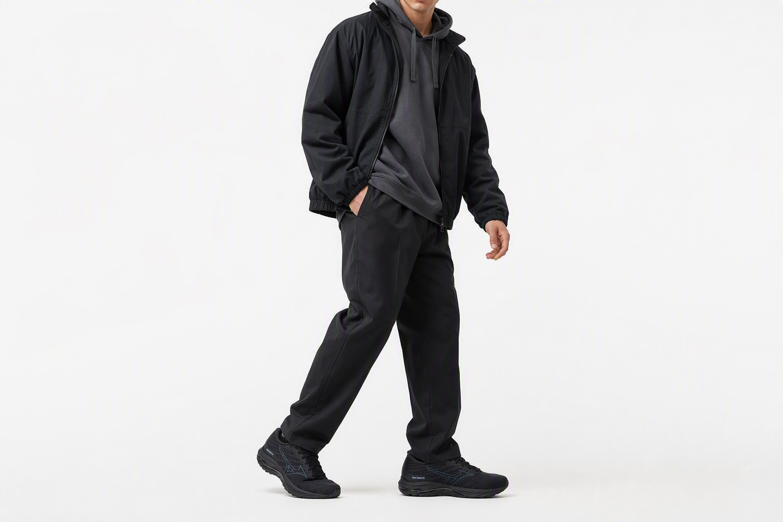 Order Mizuno Wave Rider 26 減震防滑耐磨 低筒 跑步鞋 黑色