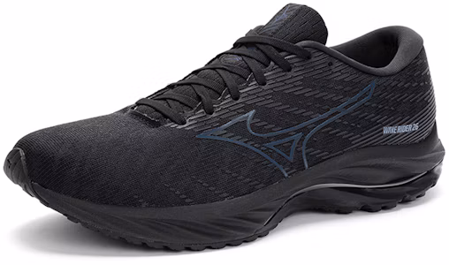 Lookbook Mizuno Wave Rider 26 減震防滑耐磨 低筒 跑步鞋 黑色