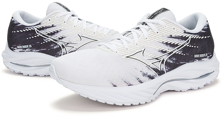Mizuno Wave Rider 26 'White Black' J1GC220801 Lookbook Mizuno Wave Rider 26 'White Black' J1GC220801