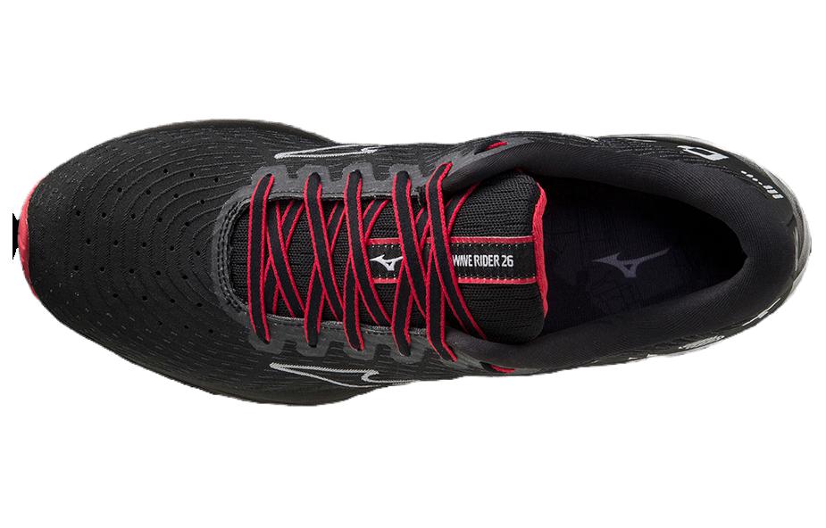 Lookbook Mizuno Wave Rider 26 SSW 'Black White Red' J1GC226201