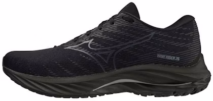 Mizuno Wave Rider 26 Super Wide 'Black Dark Grey' J1GC220403 Mizuno Wave Rider 26 Super Wide 'Black Dark Grey' J1GC220403