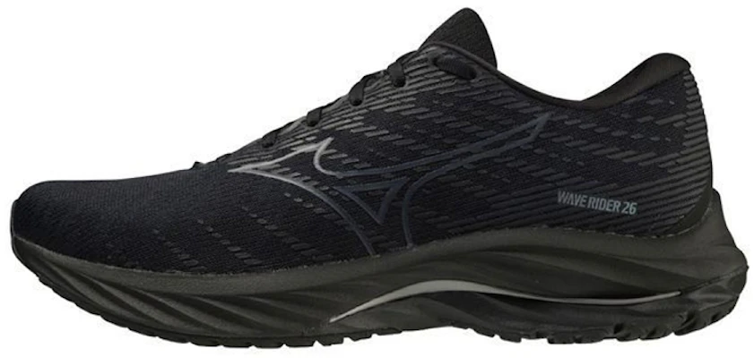 Mizuno Wave Rider 26 Extra Breit ''Schwarz Dunkelgrau'' J1GC220403 Buy Mizuno Wave Rider 26 Extra Breit ''Schwarz Dunkelgrau'' J1GC220403