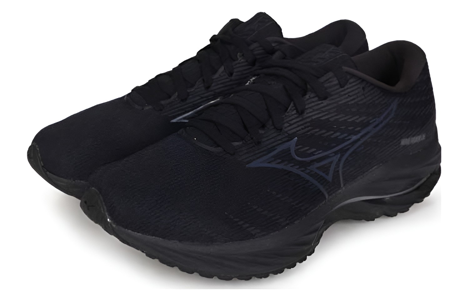 Lookbook Mizuno Wave Rider 26 Extra Breit ''Schwarz Dunkelgrau'' J1GC220403