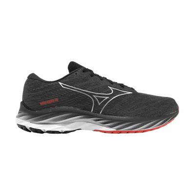 Mizuno Wave Rider 26 Super Wide 'Black Silver Red'