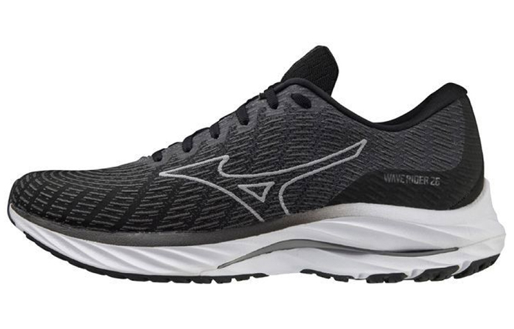 Mizuno Wave Rider 26 Super Wide 'Black White' J1GC227602