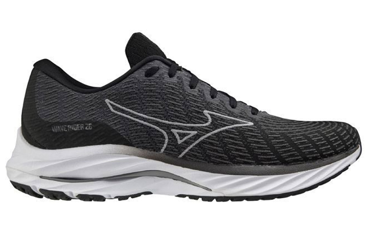 Order Mizuno Wave Rider 26 Extra Breit ''Schwarz Weiß'' J1GC227602