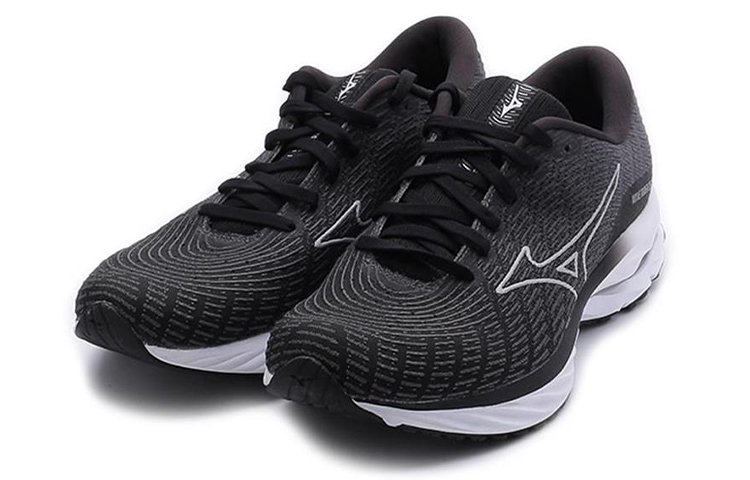 Lookbook Mizuno Wave Rider 26 Extra Breit ''Schwarz Weiß'' J1GC227602