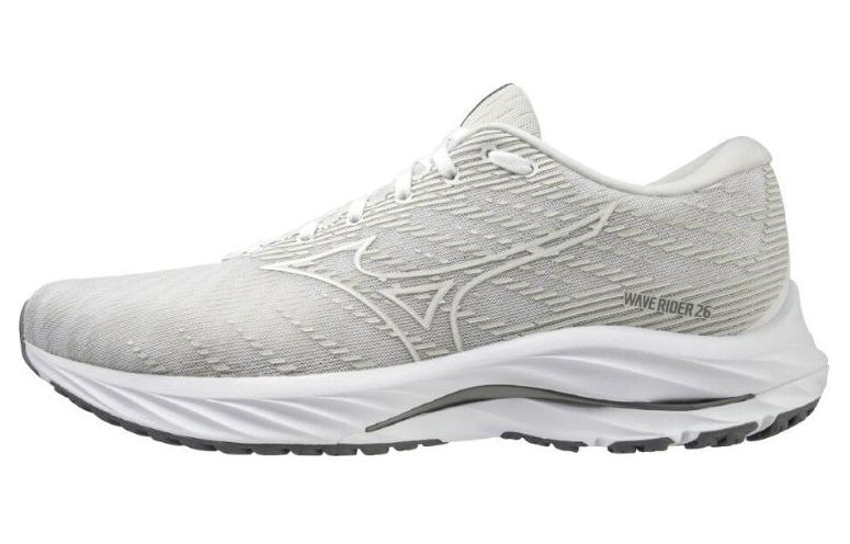 Mizuno Wave Rider 26 Super Wide 'White Grey' J1GC220458