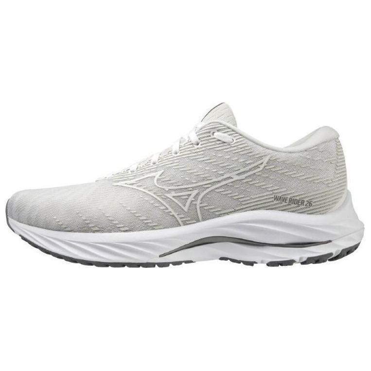 Lookbook Mizuno Wave Rider 26 Extra Breit ''Weiß Grau'' J1GC220458