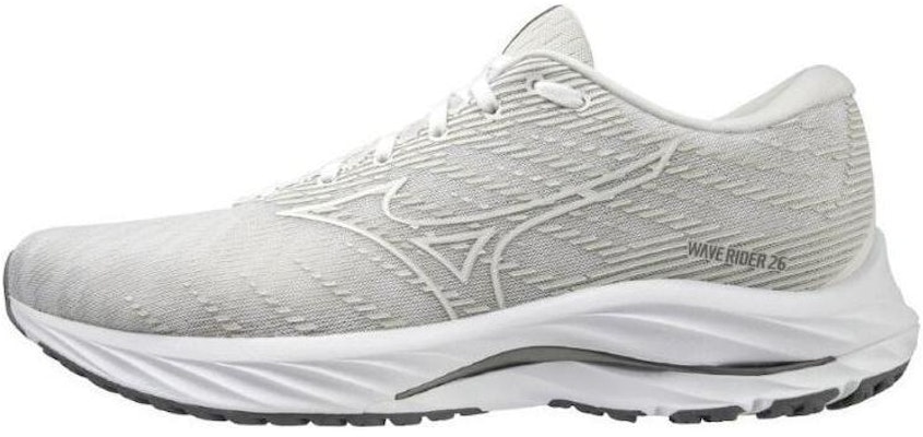 Mizuno Wave Rider 26 Super Wide 'Putih Abu-Abu' J1GC220458 Lookbook Mizuno Wave Rider 26 Super Wide 'Putih Abu-Abu' J1GC220458