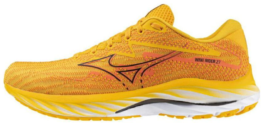 Mizuno Wave Rider 27 舒適 防滑 跑步鞋 男款 黃色 Buy Mizuno Wave Rider 27 舒適 防滑 跑步鞋 男款 黃色