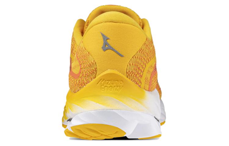 Shop Mizuno Wave Rider 27 舒適 防滑 跑步鞋 男款 黃色