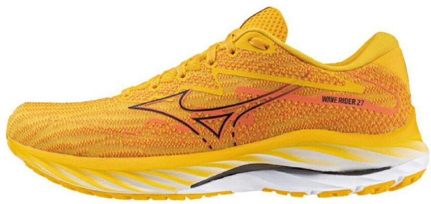 Mizuno Wave Rider 27 'Keselesaan Anti-Selip Kuning' J1GC230456 Lookbook Mizuno Wave Rider 27 'Keselesaan Anti-Selip Kuning' J1GC230456