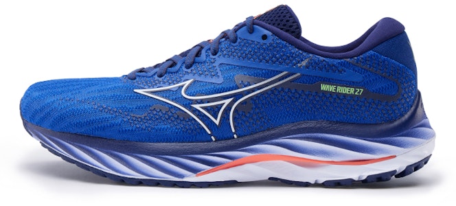 Mizuno Wave Rider 27 耐磨輕便 低筒 跑步鞋 男款 藍色 Buy Mizuno Wave Rider 27 耐磨輕便 低筒 跑步鞋 男款 藍色