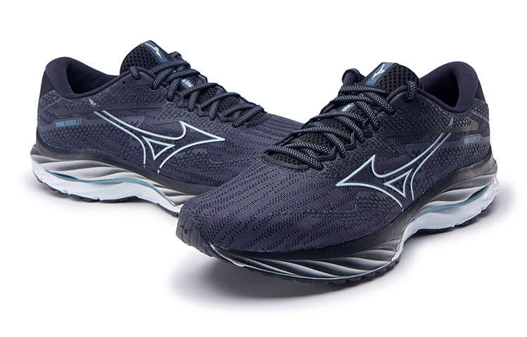 Purchase Mizuno 時尚舒適耐磨緩震 低筒 跑步鞋 男款 藍黑色