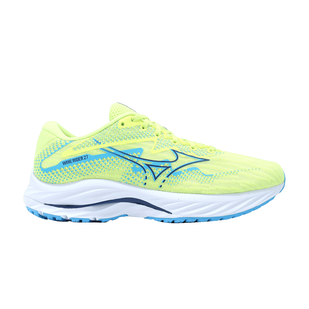 Mizuno Wave Rider 27 'Sharp Green Navy Peony' J1GC230357