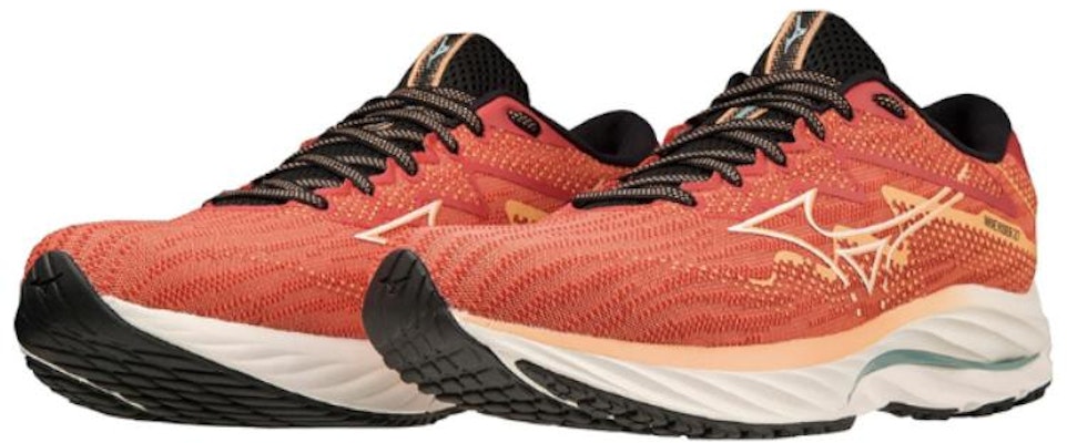 Mizuno Wave Rider 27 'Coral Picante' J1GC230307 Cheap Mizuno Wave Rider 27 'Coral Picante' J1GC230307