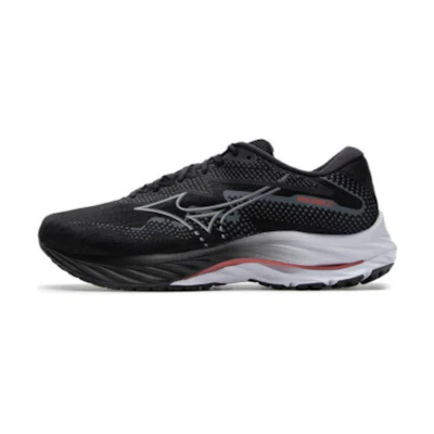 Mizuno Wave Rider 27 Sneakers 'Black Grey Red'
