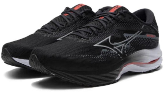 美津浓Wave Rider 27黑灰红运动鞋 J1GC230352 Lookbook 美津浓Wave Rider 27黑灰红运动鞋 J1GC230352