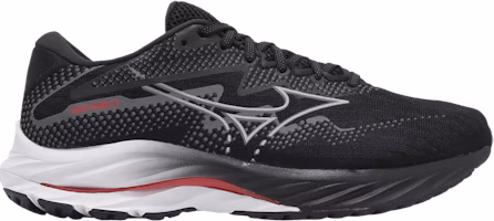 Mizuno Wave Rider 27 Super Wide 'Black Nickel Cayenne' J1GC230452 Mizuno Wave Rider 27 Super Wide 'Black Nickel Cayenne' J1GC230452