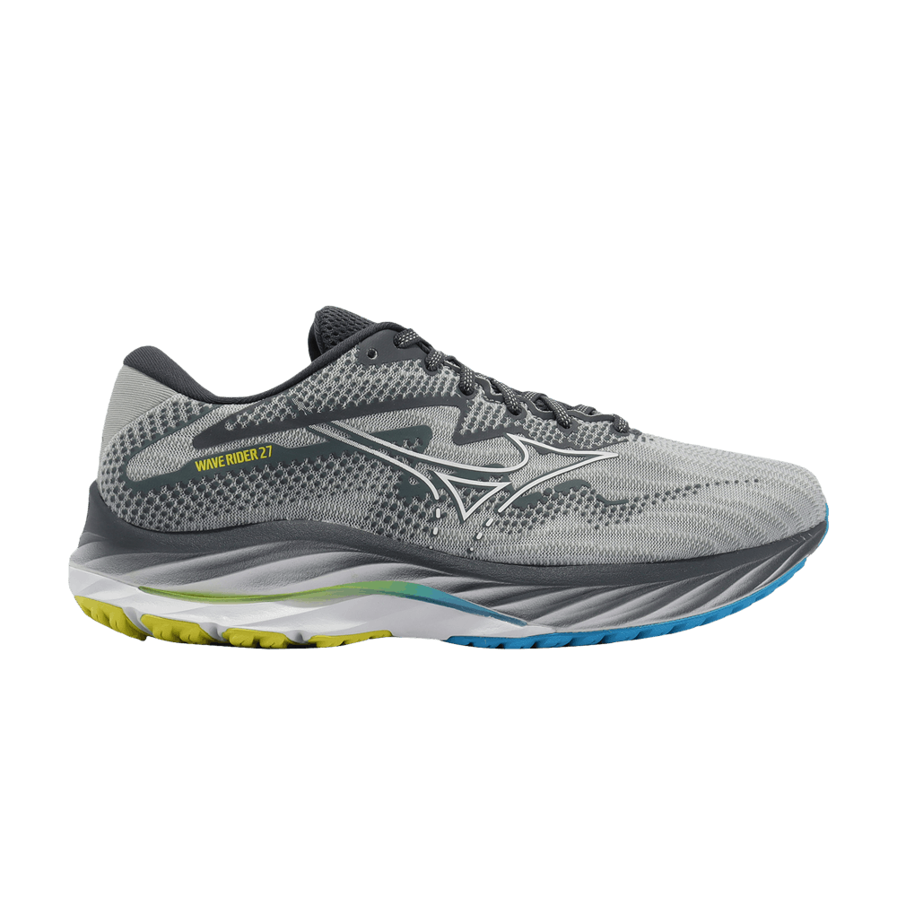 Mizuno Wave Rider 27 Super Wide 'Pearl Blue Volt' J1GC230401