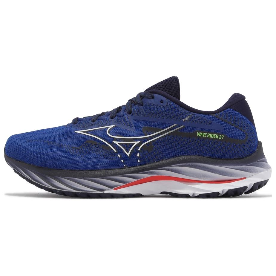Mizuno Wave Rider 27 Super Wide 'Super Sonic Cherry Tomato' J1GC230405
