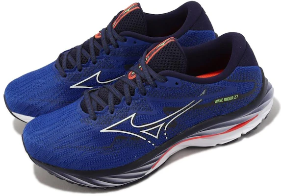 Mizuno Wave Rider 27 Super Wide ''Super Sonic Cherry Tomato'' Scarpe J1GC230405 Lookbook Mizuno Wave Rider 27 Super Wide ''Super Sonic Cherry Tomato'' Scarpe J1GC230405