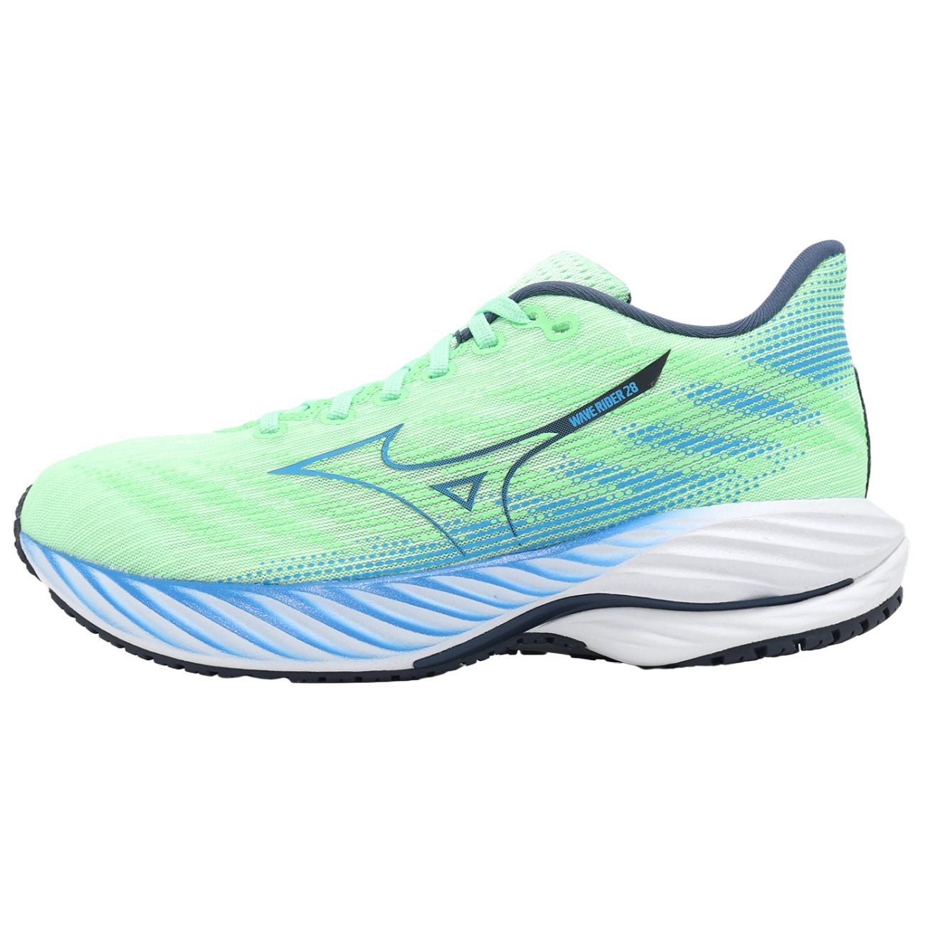 Mizuno Wave Rider 28 'Neo Mint Frontier Blue' J1GC240354