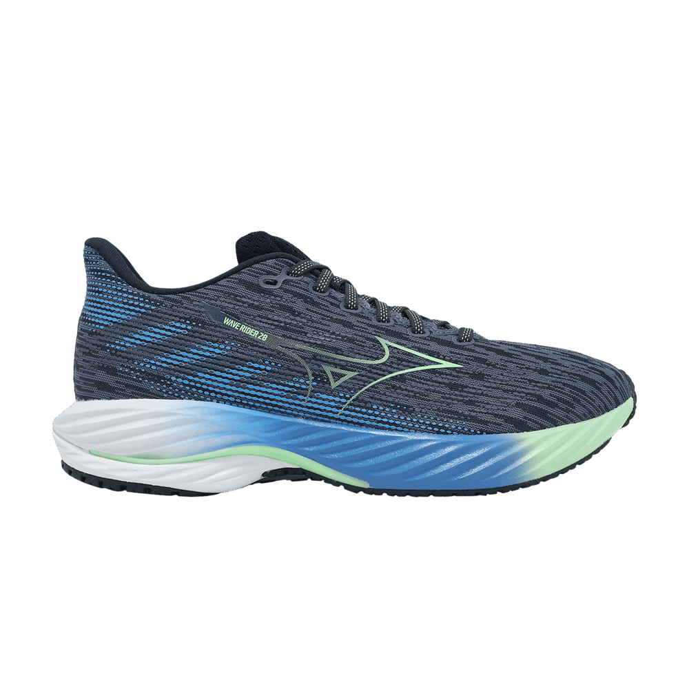 Mizuno Wave Rider 28 'Vintage Indigo Neo Mint' J1GC240351