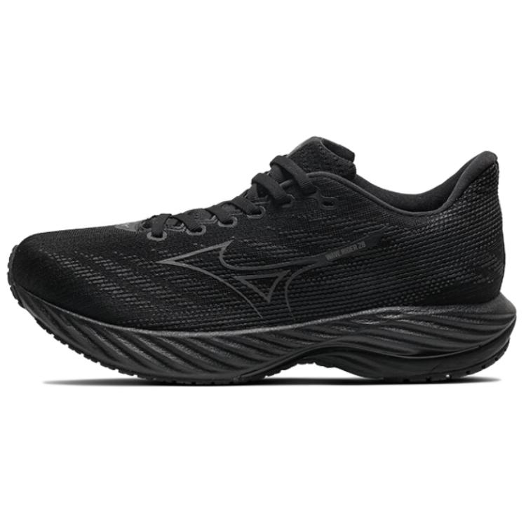 Mizuno Wave Rider 28 Black Low-Top Running Shoes J1GC240303