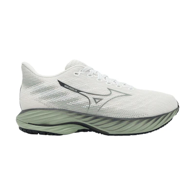 Mizuno Wave Rider 28 Super Wide 'Snow White Frosty Green'
