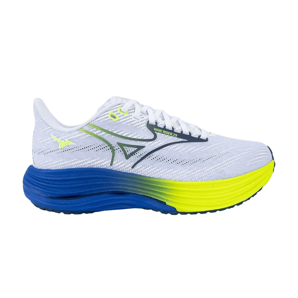 Mizuno Wave Rider 29 Super Wide 'White Blue' J1GC250453