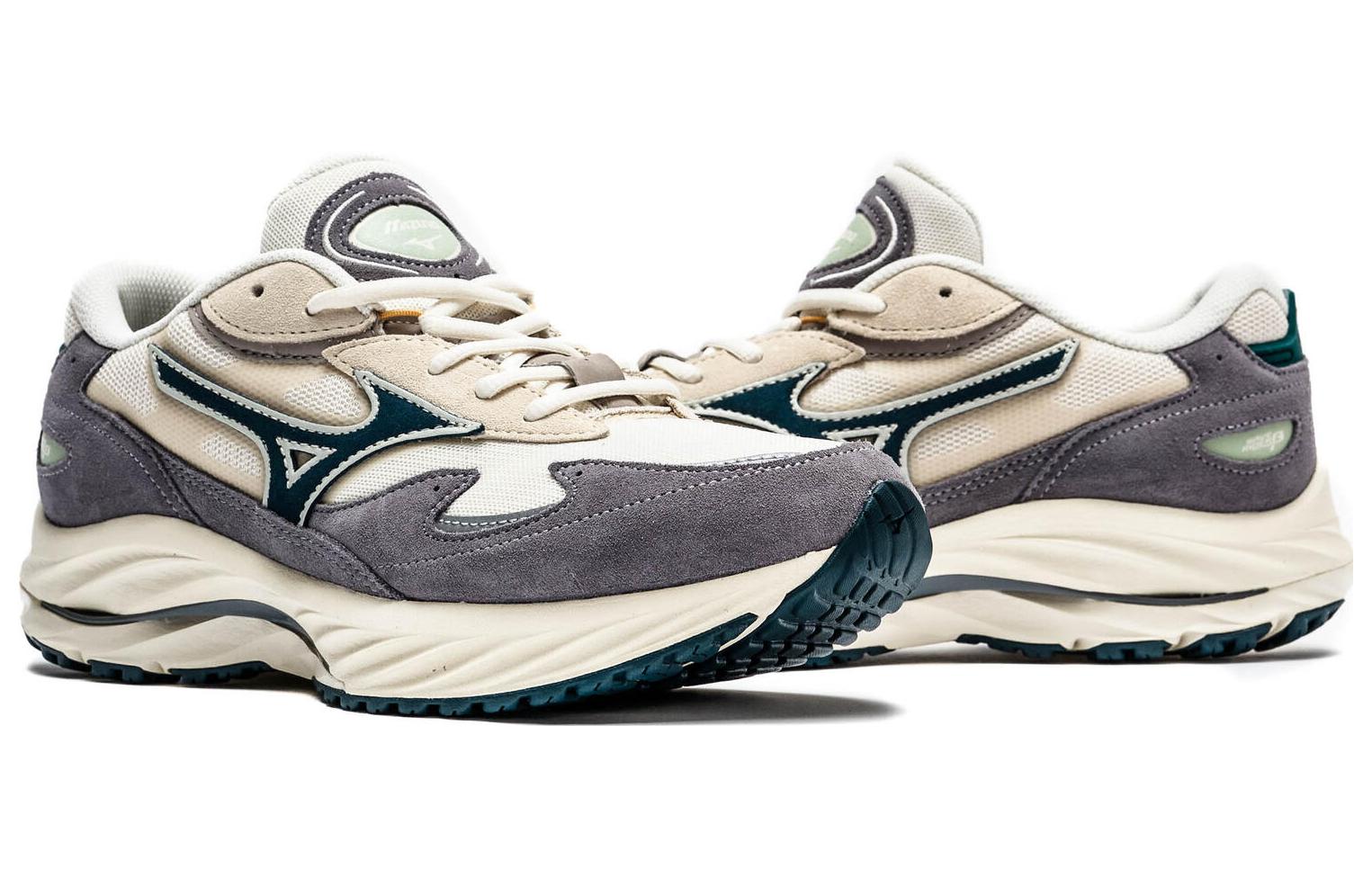 Shop Mizuno Wave Rider Beta 'Kelabu Beige' D1GA3309