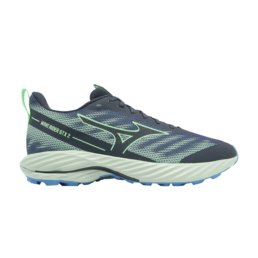 Mizuno Wave Rider GORE-TEX 2 Super Wide 'Vintage Indigo Neo Mint' J1GC248051
