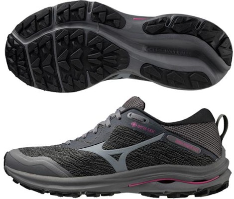 Mizuno Wave Rider Gore-Tex 2E Wide 'Iron Gate Fuchsia' J1GD218022 Lookbook Mizuno Wave Rider Gore-Tex 2E Wide 'Iron Gate Fuchsia' J1GD218022