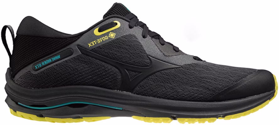 【鑑定詢問】Mizuno Wave Rider Gtx 運動跑步鞋 黑黃 Order 【鑑定詢問】Mizuno Wave Rider Gtx 運動跑步鞋 黑黃