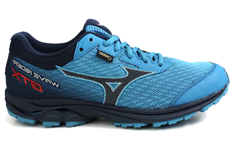 Order Mizuno Wave Rider GTX Biru/Hitam J1GC187909