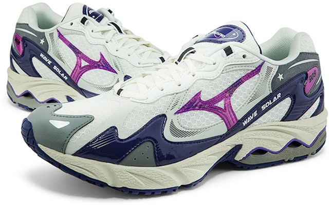 Mizuno Wave Solar 'Azul Morado Plateado Blanco' D1GH213501 Lookbook Mizuno Wave Solar 'Azul Morado Plateado Blanco' D1GH213501